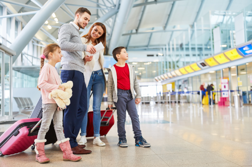 Family at Airpport